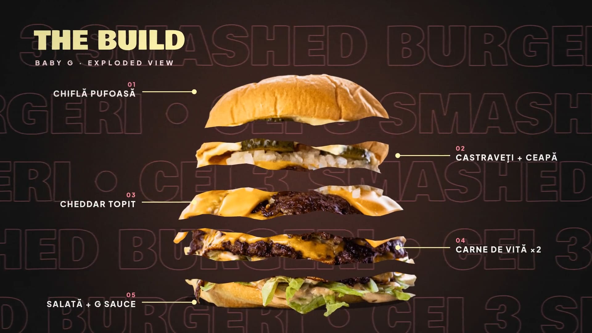 Smash Baby: A 30-second reel as loud, cheeky and cheesy as the burgers.